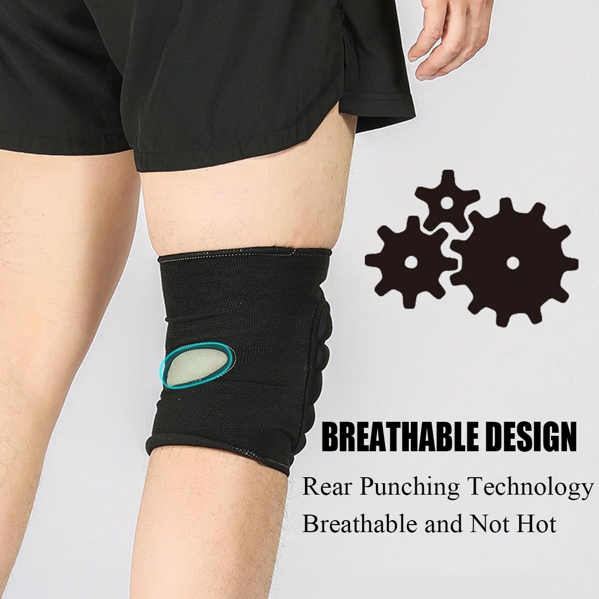 Volleyball Knee Pads Elbow Pads 1 Pair Thickened Soft Protective Knee Sleeves US