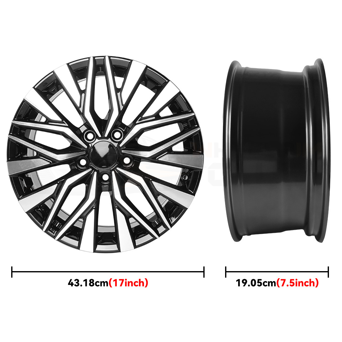 17" x 7.5" Replacement Wheel For 2023 2024 Nissan Altima OE 62853 Rim 403009HF7A