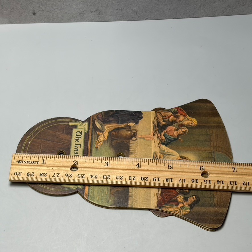 First National Bank Vintage Funeral Church Hand Fan Used