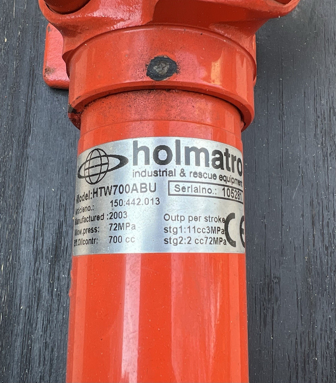 Holmatro HTW700ABU Manual Pump
