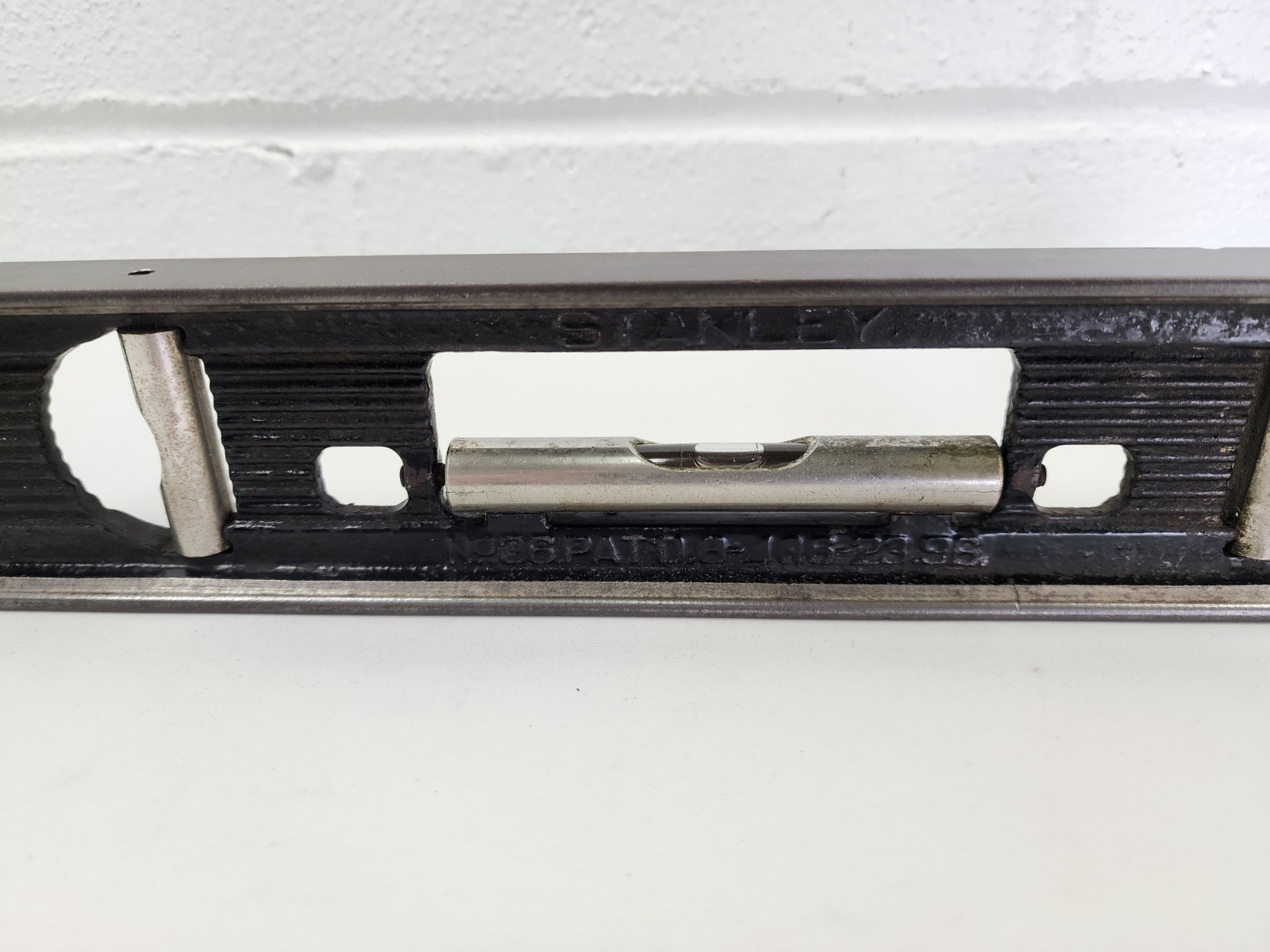 (2) Vintage Stanley No. 36 Cast Iron 12" Machinist Level