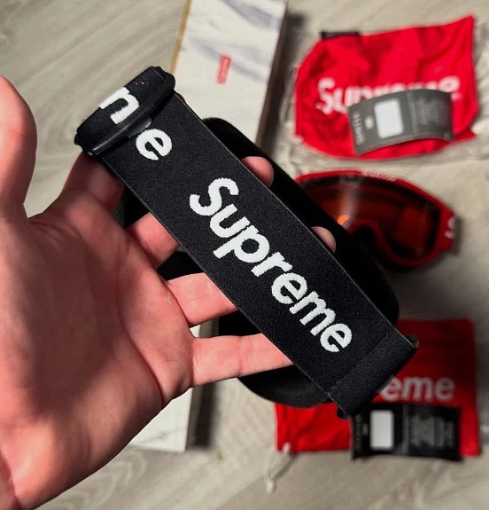 Supreme x Smith Ski Snowboard Goggles Black Off-Road ATV Dirt Bike FW15 New US