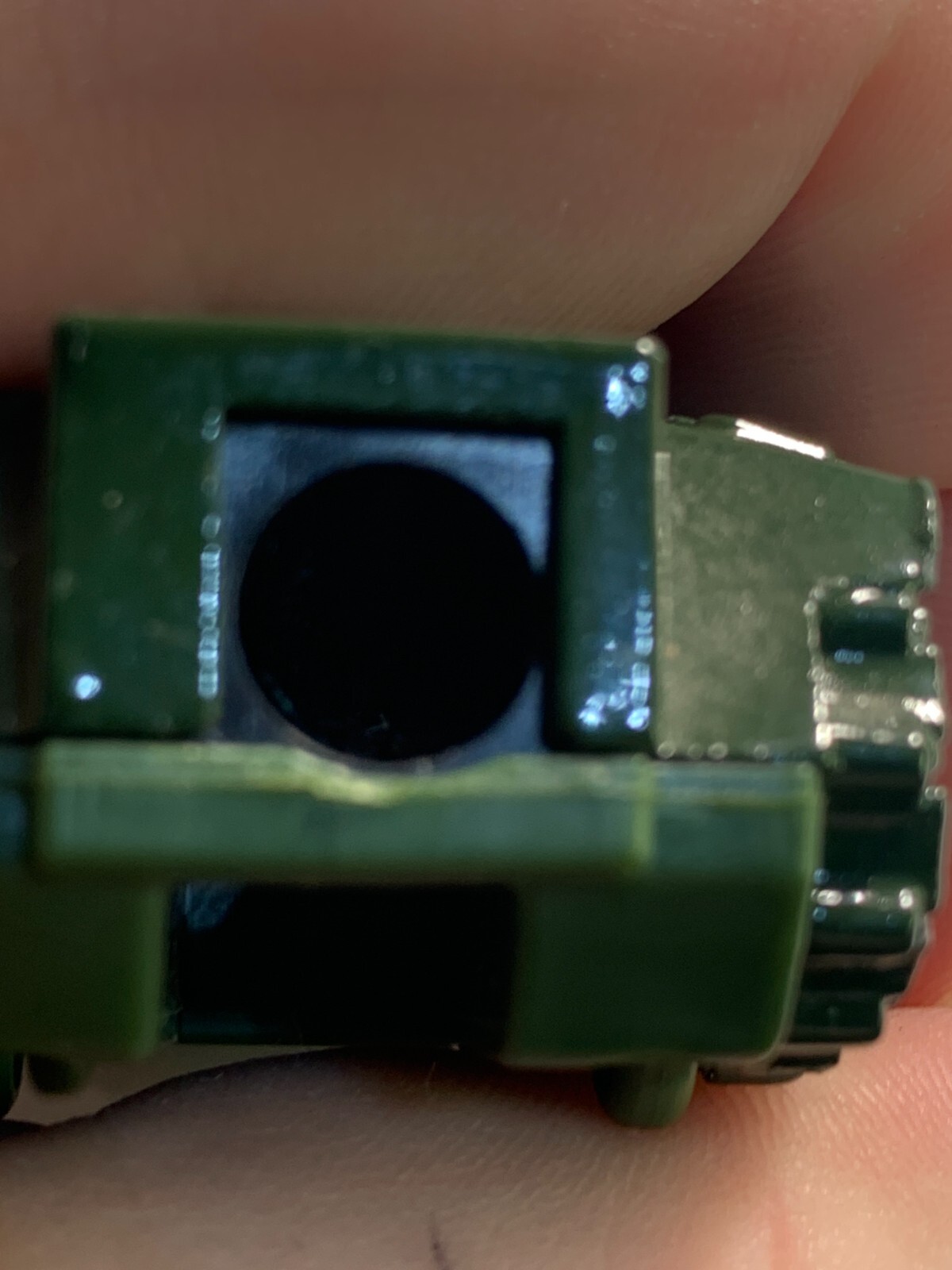 1980-90s Collectible Pencil Sharpener Green Army Tank With Moving Turret B8