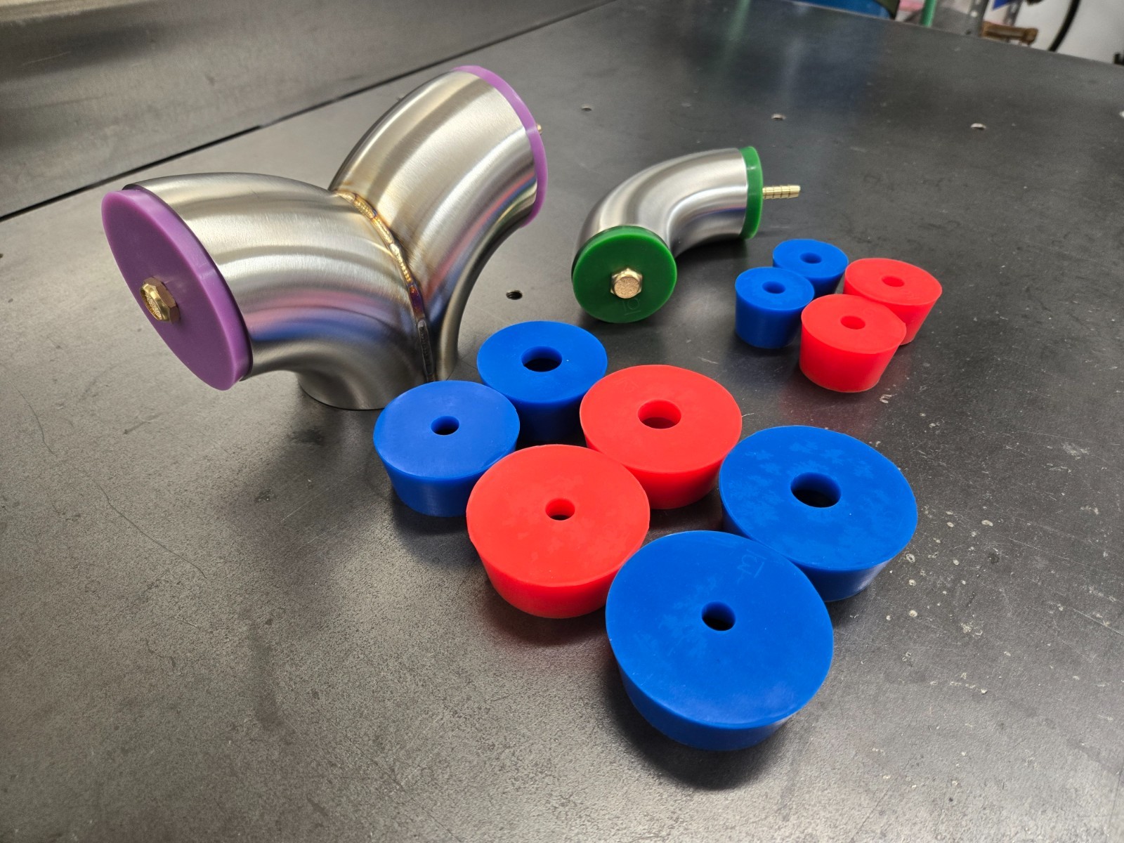 Silicone Purge Plug Kit with Diffusers 1.5 to 3 inch for Tig Welding Stainless