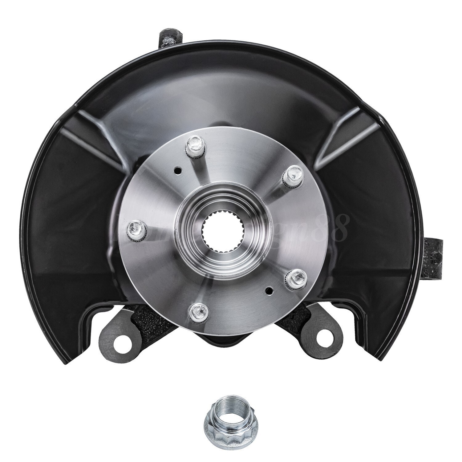 For 2006-2011 Honda Civic Pair Front Steering Knuckle & Wheel Hub Bearing Assy