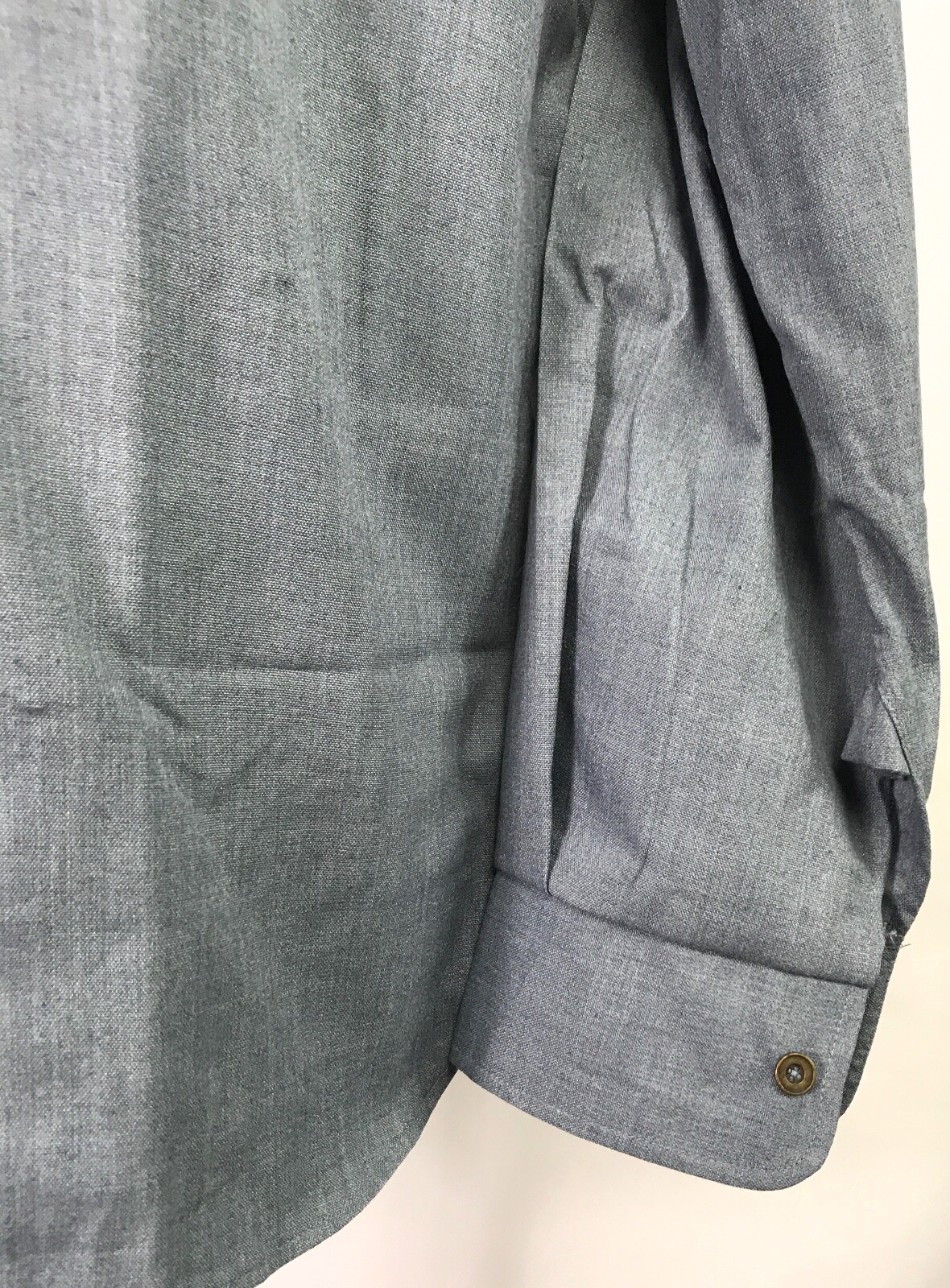 WWI BRITISH PRE-WAR COMBAT FIELD GREYBACK SHIRT-SIZE 2, 38-40R