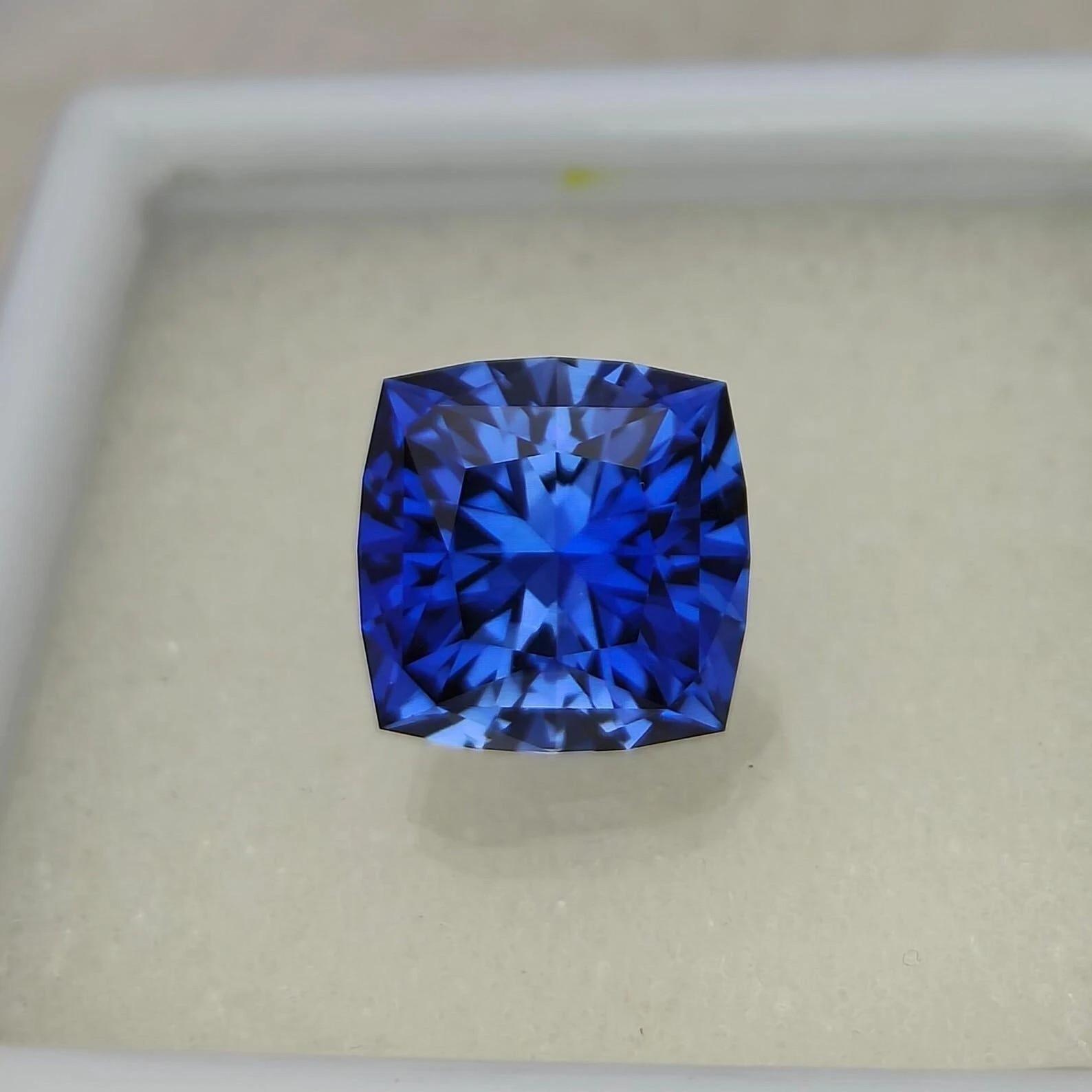 Natural 10.2 Ct+ Sri Lanka Blue Sapphire Cushion Cut Certified Loose Gemstone