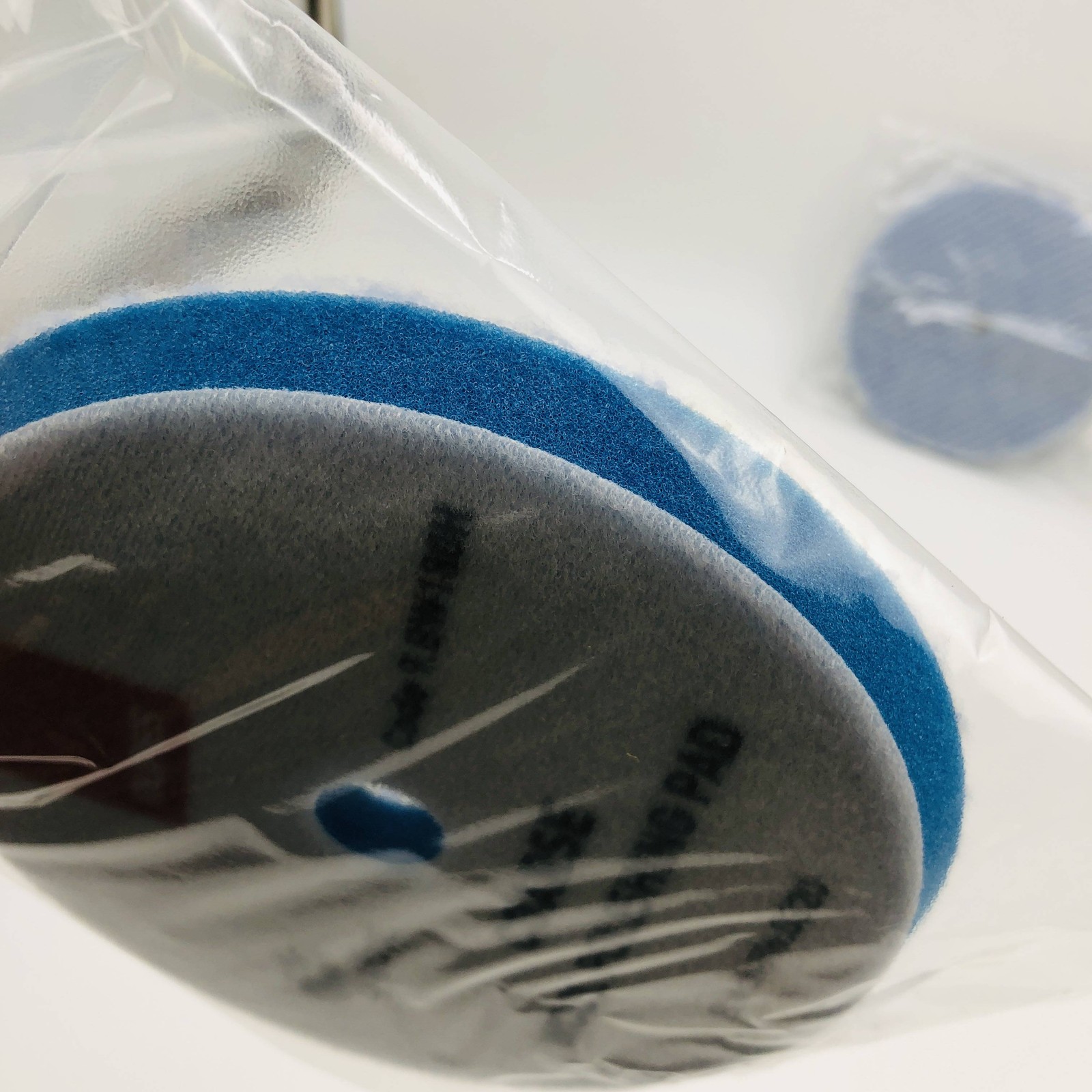 2pk Rupes 9.BW180H Coarse Blue Wool Pad 170mm - 6.75in Big Foot Polishing