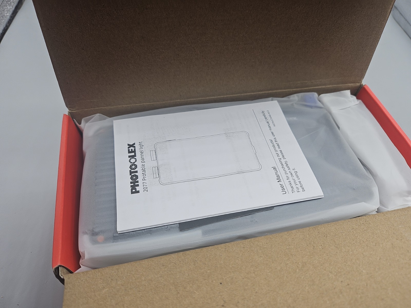 Photolex X2077 Panel Light Combo Set 4 Page Baffle - Grill - Difusser New NIOB