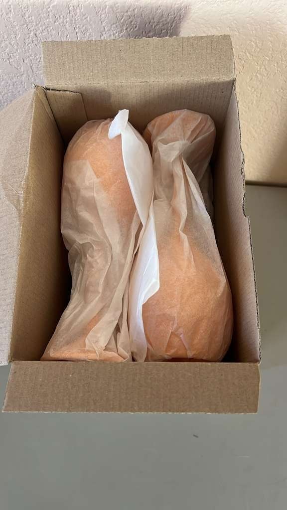 Veuve Clicquot Orange Plastic Champagne Goblets set of 6