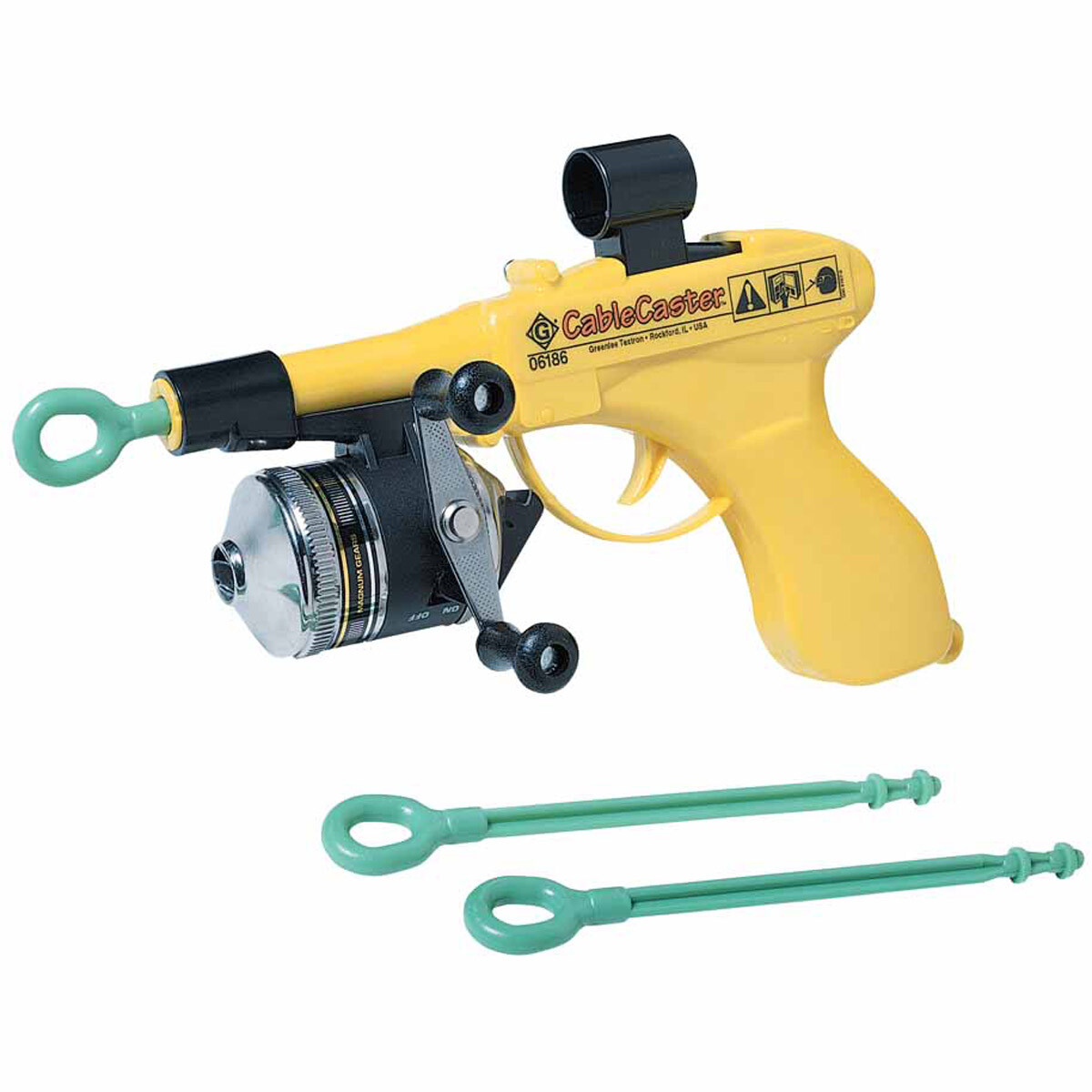 Greenlee 06186 CableCaster Wire Pulling Tool with 3 Darts