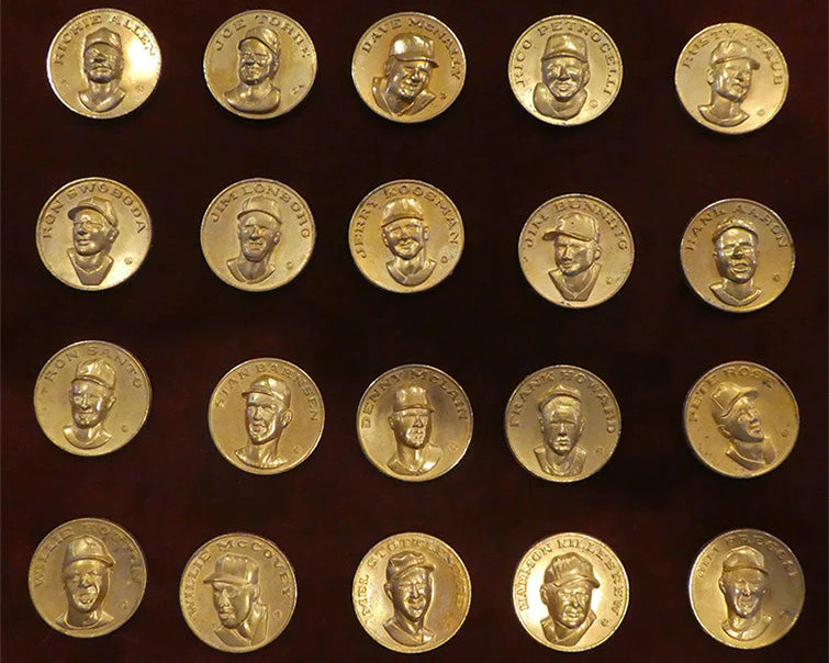 1969 Citgo Baseball Coin Complete Set of 20