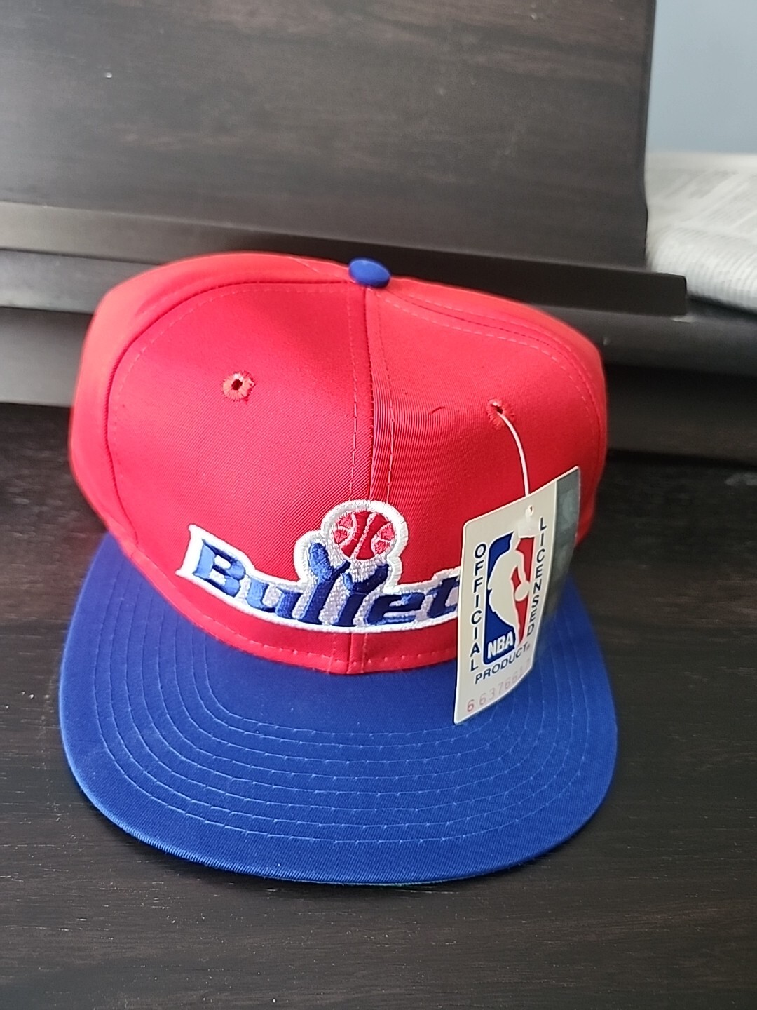 Vintage Washington Bullets Snapback Hat - NEW OLD Stock red blue Two For 40.00