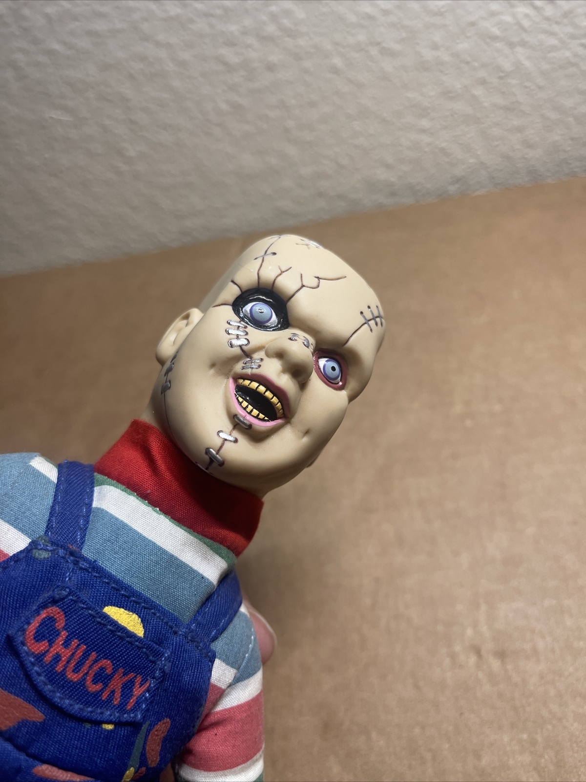 VINTAGE The Bride of CHUCKY 13" Bald Plush DOLL FROM TOY WORKS HORROR HALLOWEEN