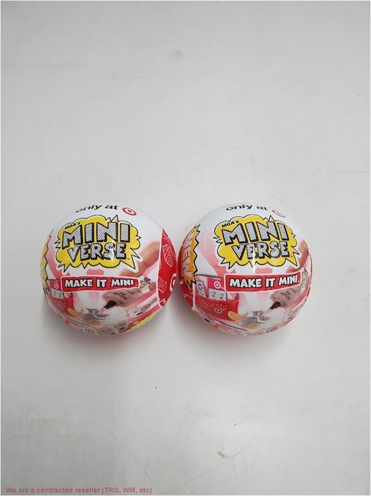 LOT OF 2 MGA's Miniverse Make It Mini Target Food Favorites LOT OF 2