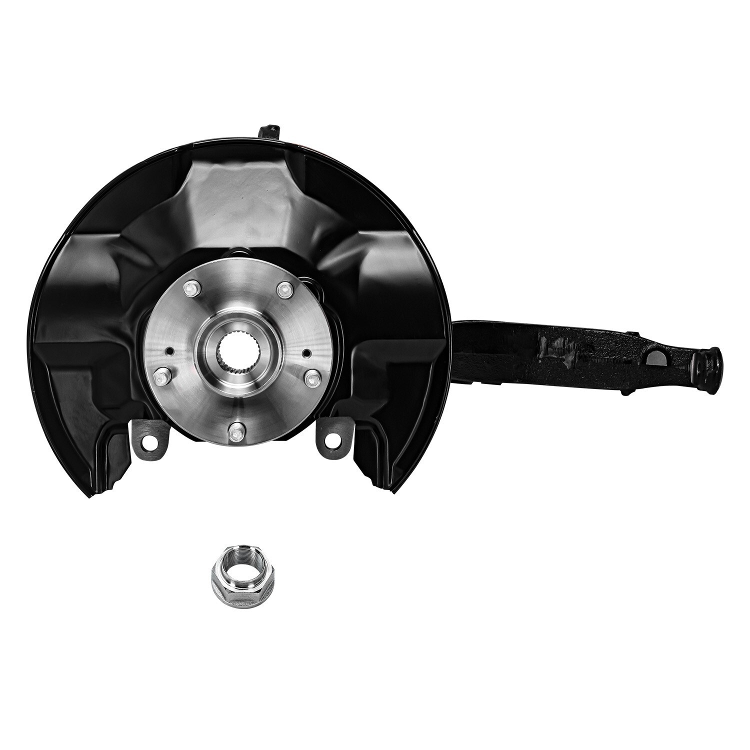 Front Right Steering Knuckle + Wheel Hub Bearing for 2009- 2012 Honda Accord TSX