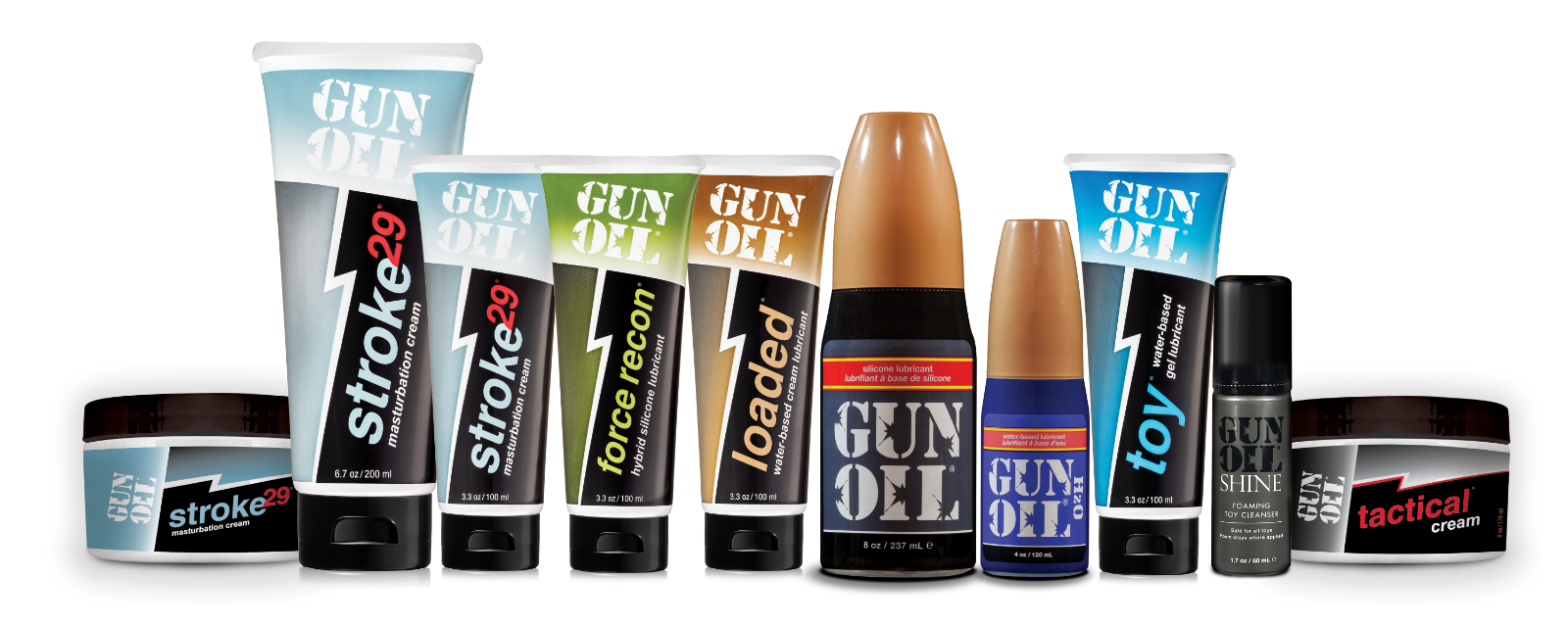 Authentic GUN OIL Silicone-Based Personal Lubricant Premium Glide Sex Lube ®