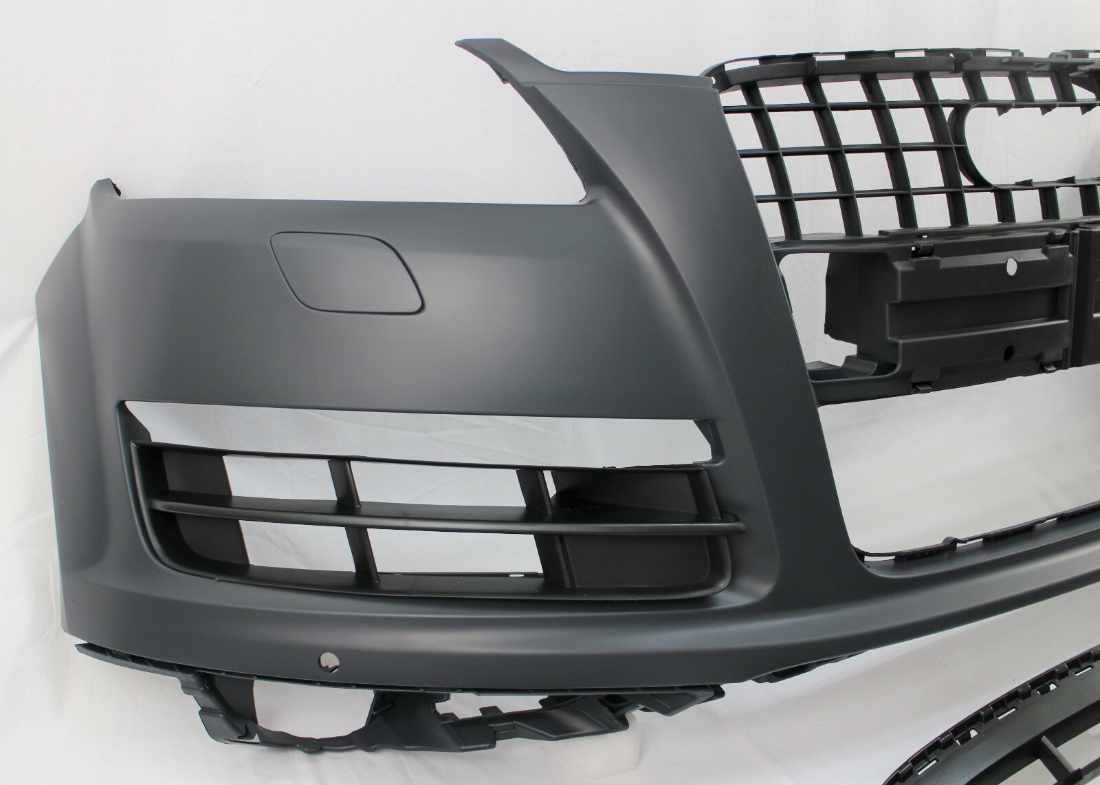 2010- 2015 Q7 Front Bumper cover grille lower spoiler radiator support 14pc kit