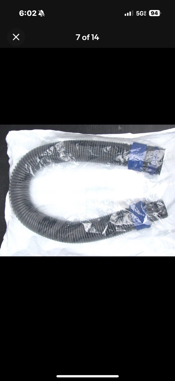 New 3M Versaflo BT-30 Heavy Duty Neoprene Rubber Tube OEM in Packaging.