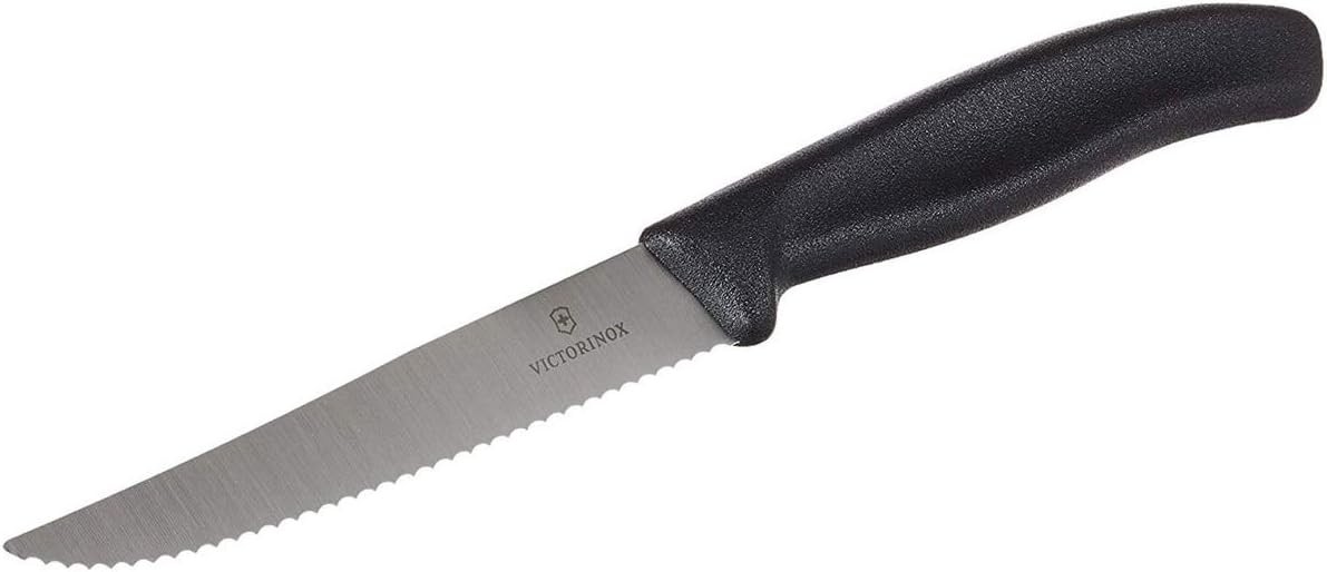 Victorinox Swiss Classic 4.3″ Serrated Steak Knife Black Stainless Steel
