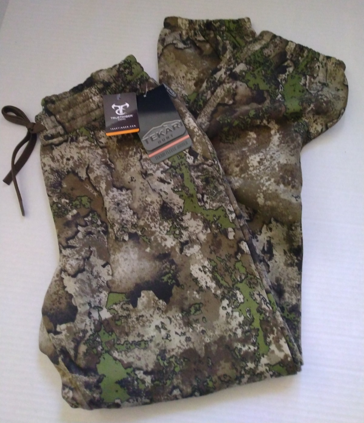 TEKARI HUNT Men's Fleece Jogger Pants TruTimber XRC Camo Size S-3XL Casual Wear