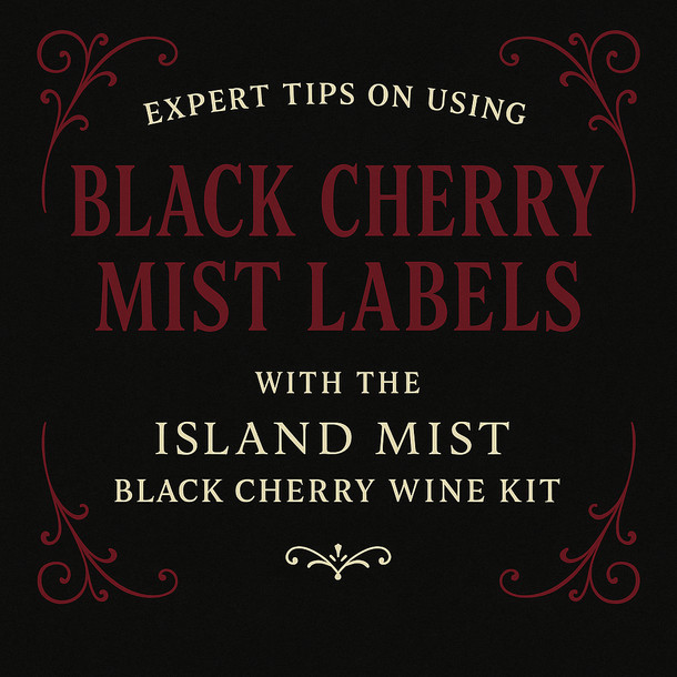 Winexpert Black Cherry Mist Labels 30 ct