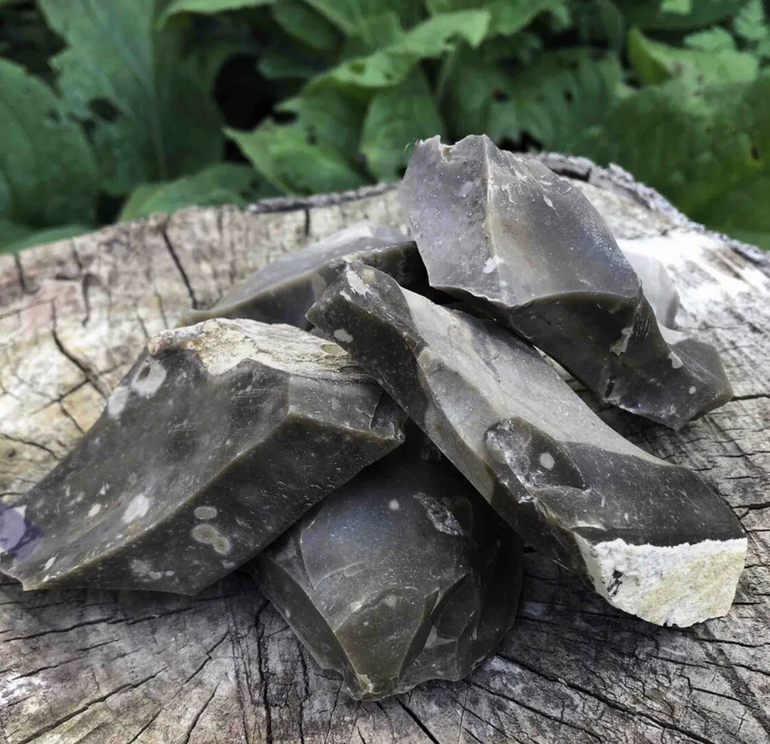 Flint Stone Rock | For Steel Striker, Fire Starter | Bushcraft, Survival 1/2 Lb