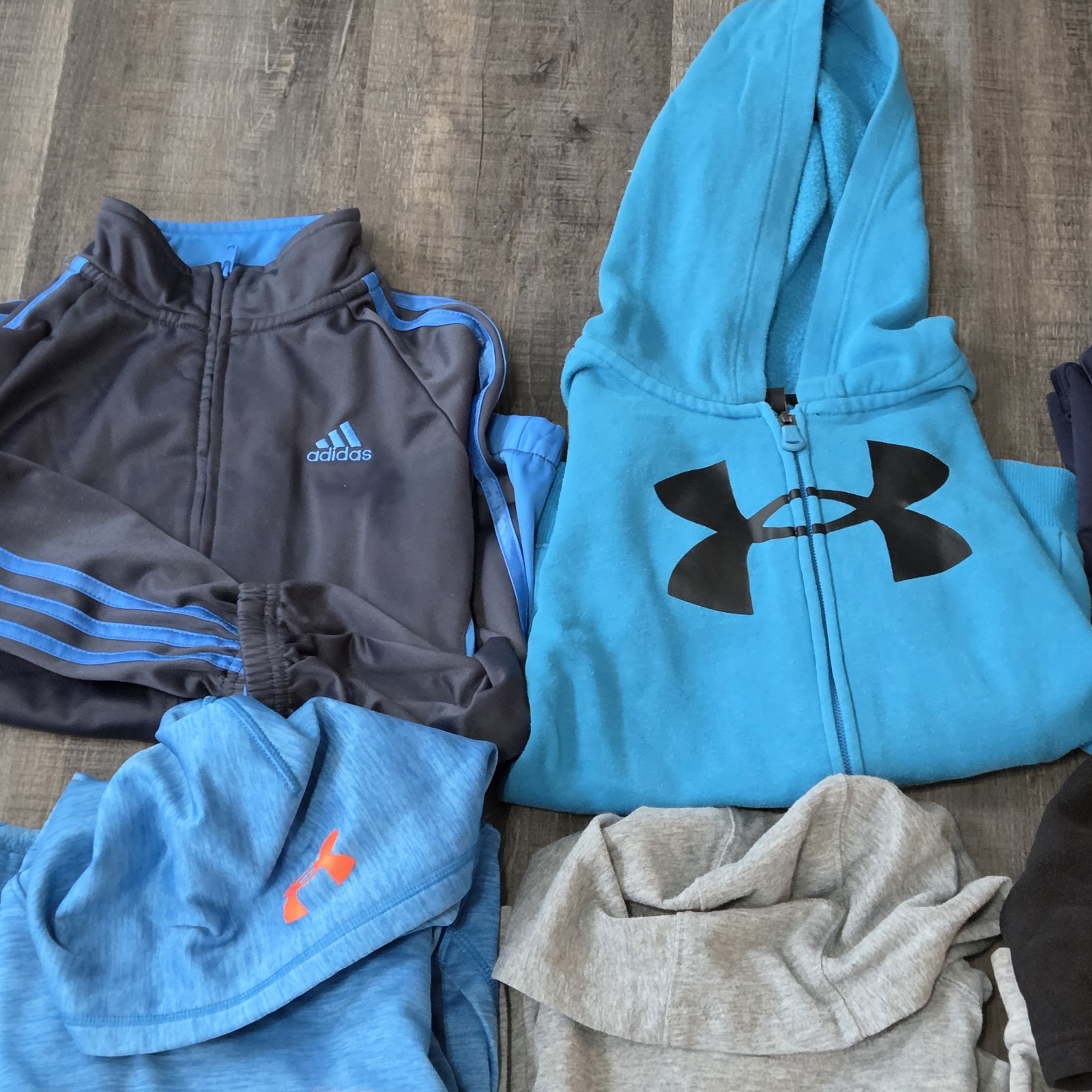 Nike, Under Armour & Adidas Boys Size 7 Clothing Lot, 21-Pc