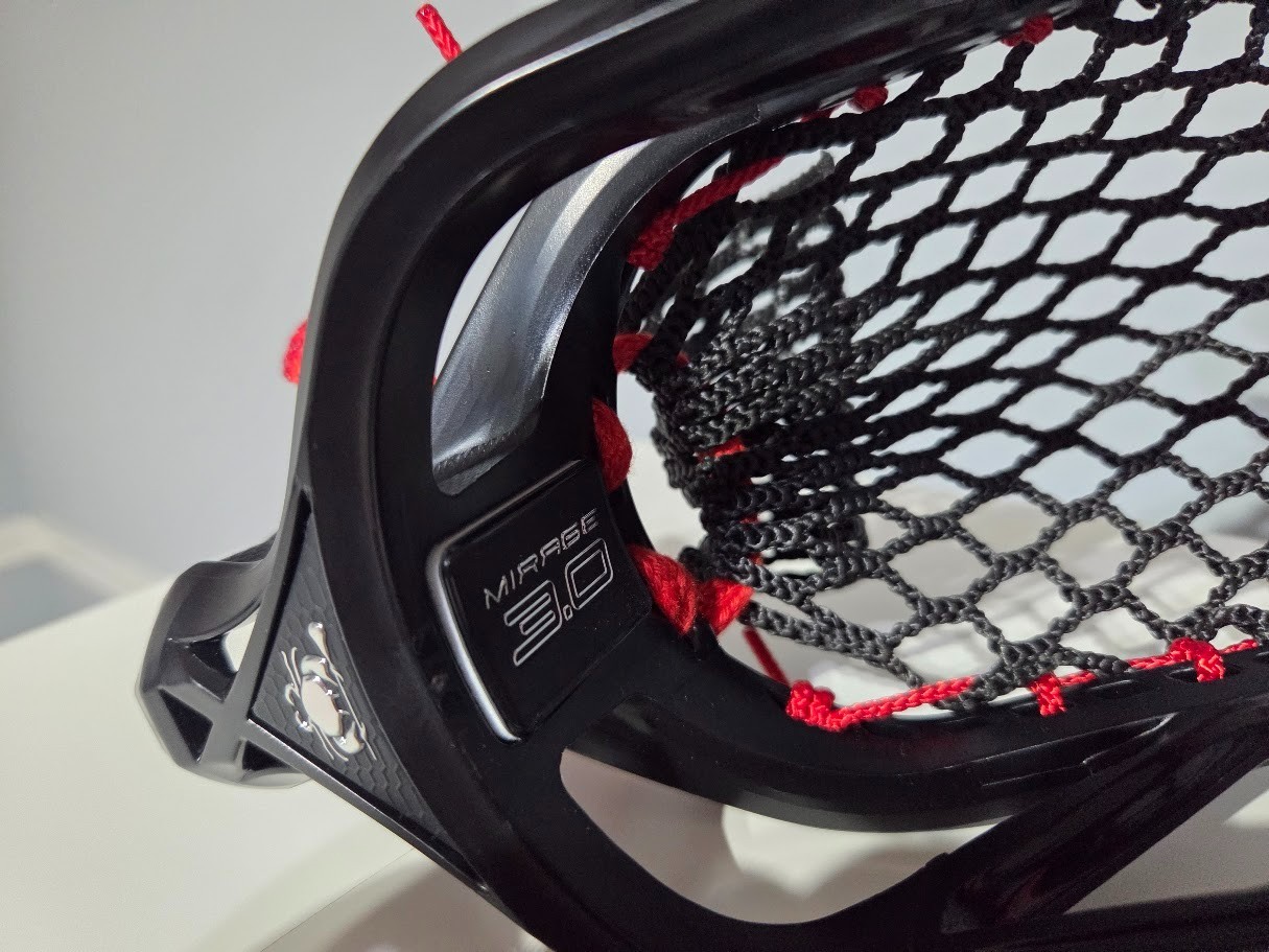 ANY CUSTOM STRINGING New ECD MIrage 3.0 Lax Lacrosse Head Attack Pocket Black