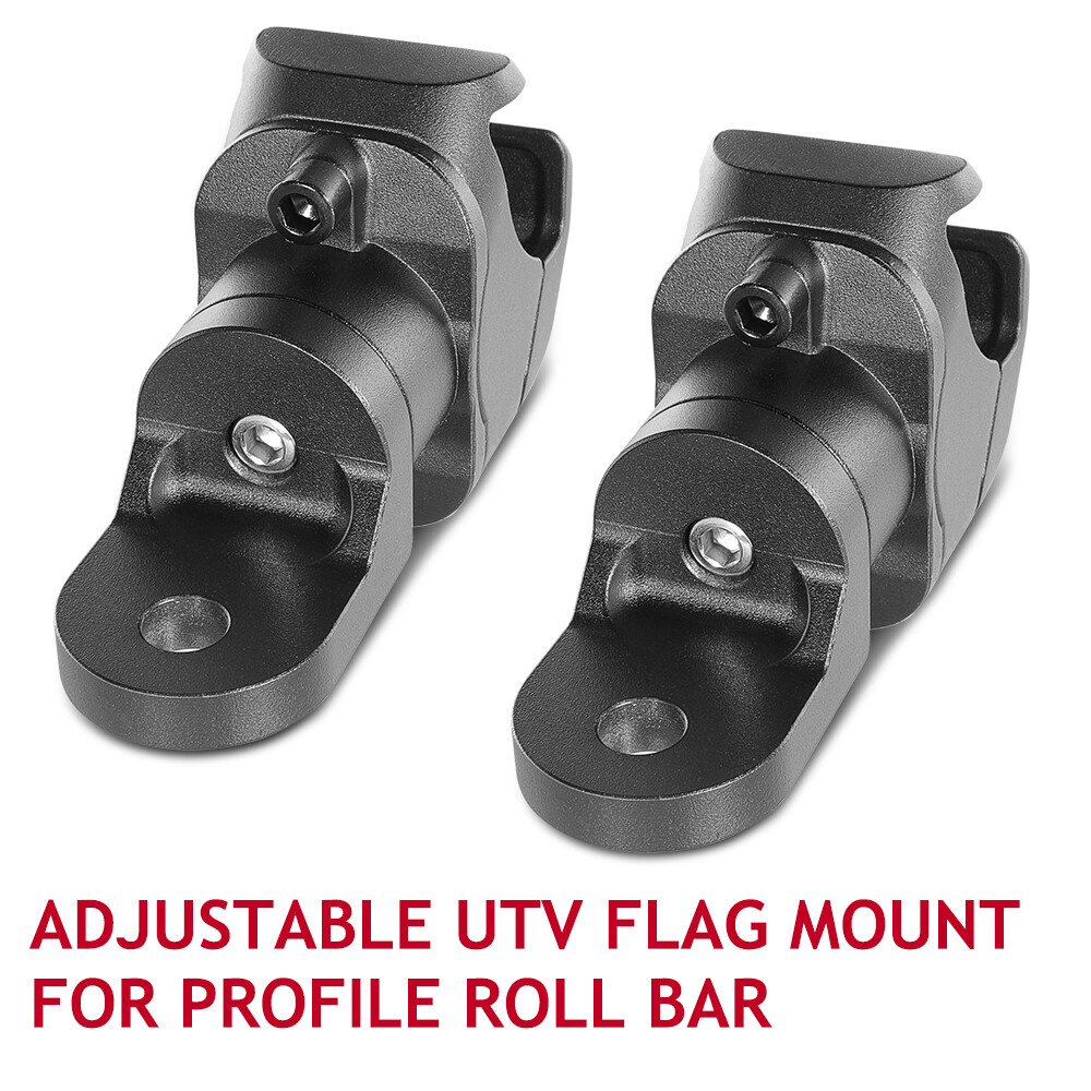 For CFMOTO UFORCE 600 1000 UTV LED Whip Light Mount Clamp Pro-fit Cage SXS CNC