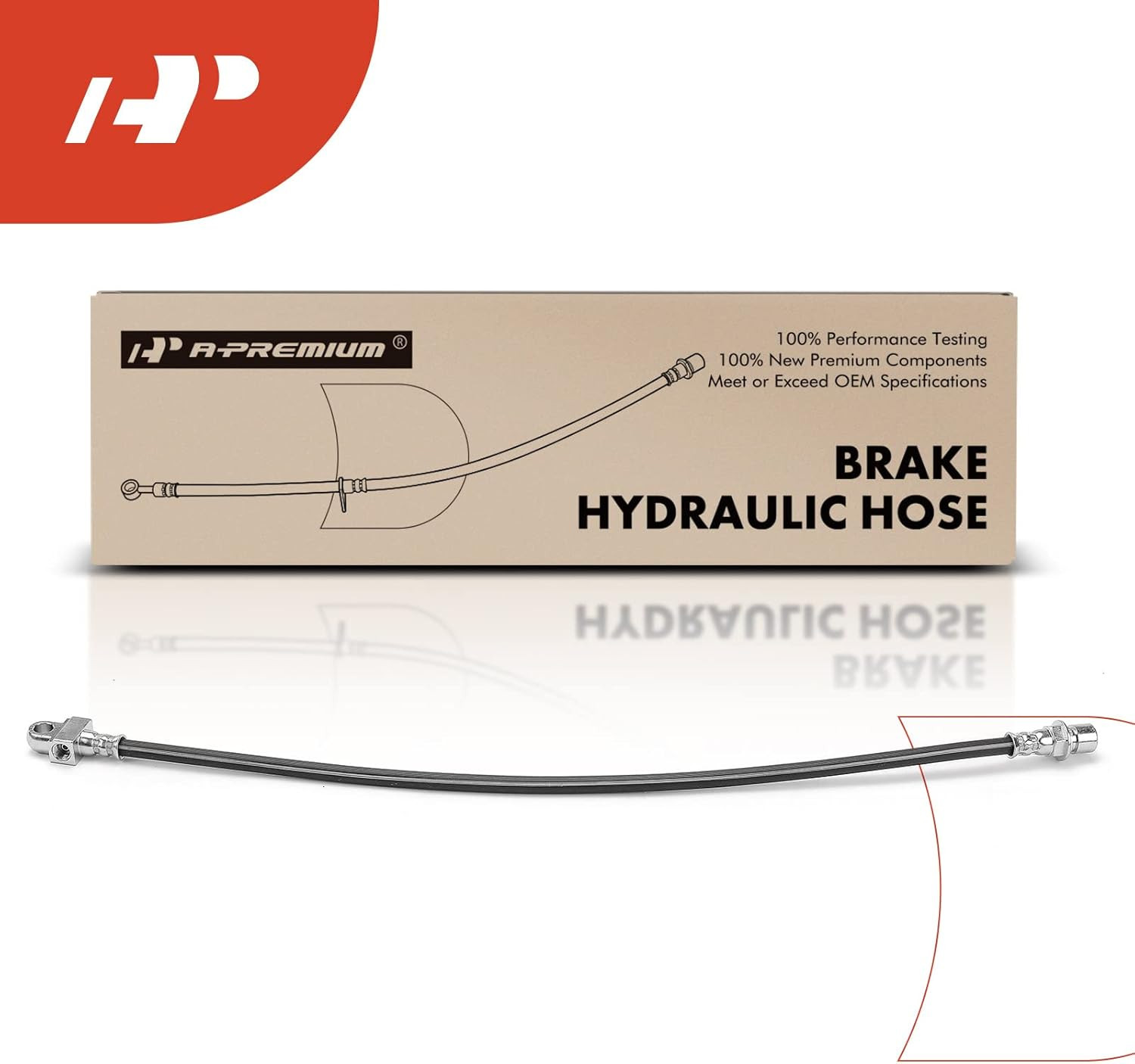 Rear Center Brake Hydraulic Hose Compatible with Chevy and GMC Models - Silverad