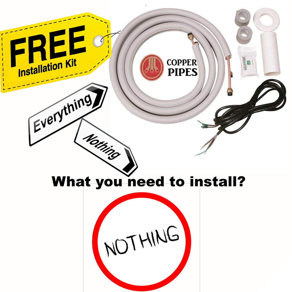 12000 BTU Air Conditioner Mini Split 20.8 SEER2 INVERTER Ductless Heat Pump 110V