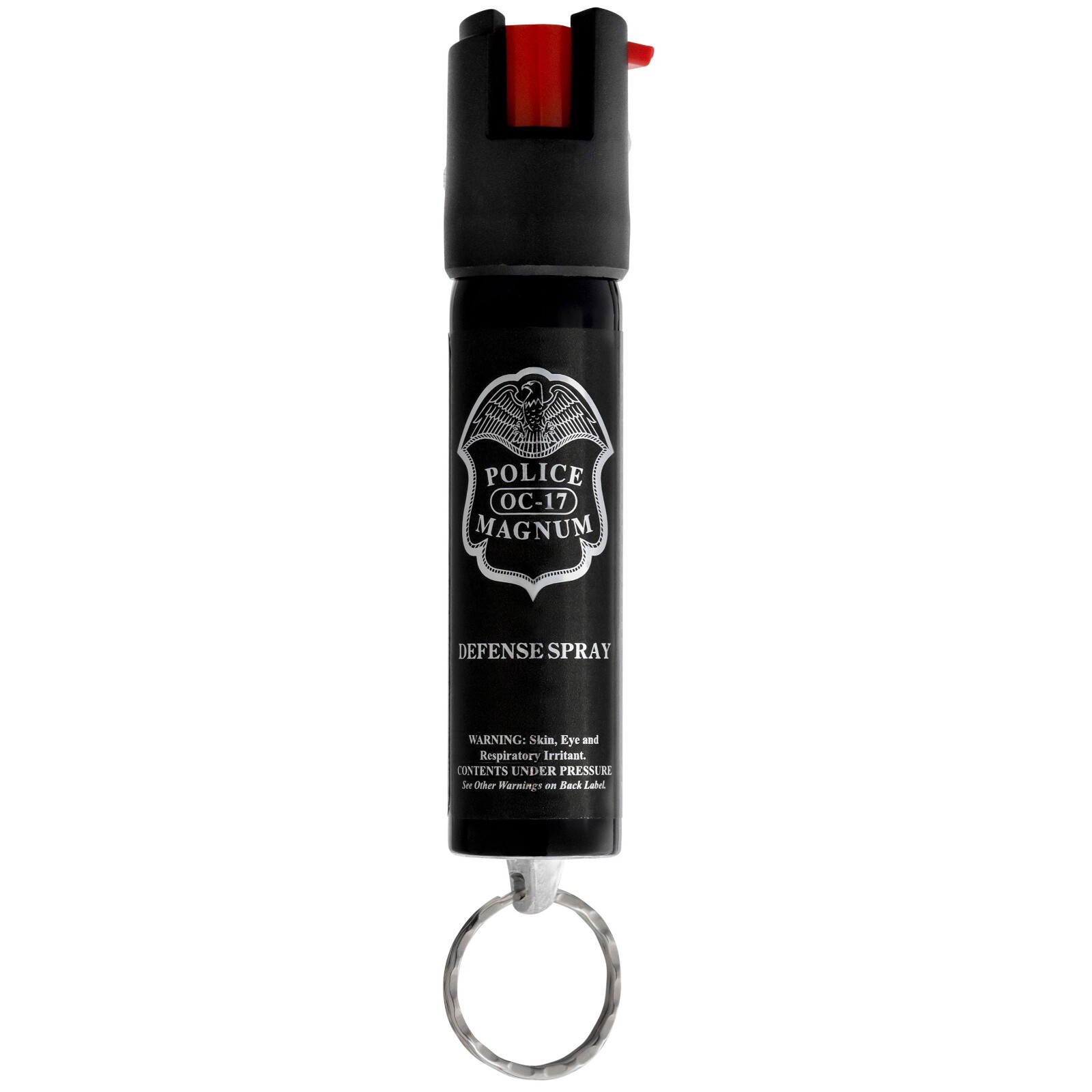 Police Magnum pepper spray .75oz keyring personal safety self defense protection