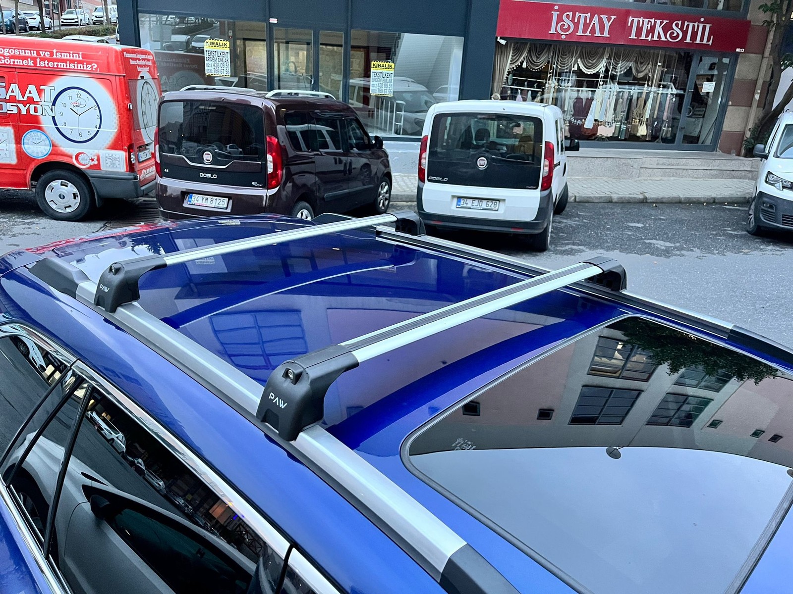 For Subaru Outback BS (2014-2020) Roof Rack Cross Bars Flush Rail, Silver