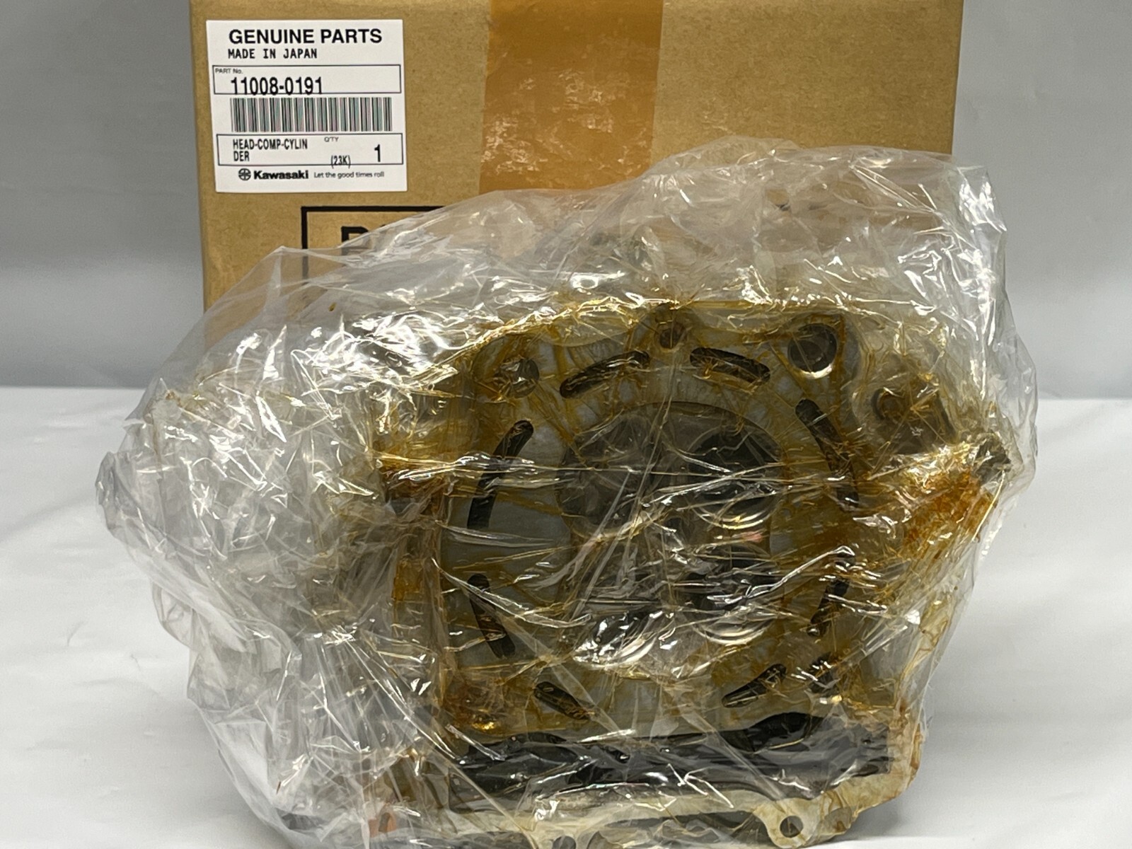 Kawasaki 2009-2010 KX250F Cylinder Head Genuine New 11008-0191