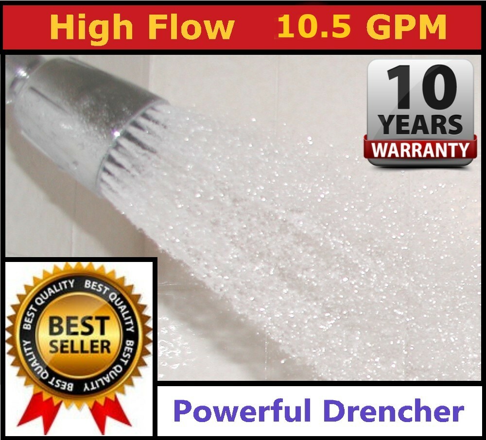 The Seinfeld "Commando-450" High Flow Shower Head High Pressure 10.5 Top Seller