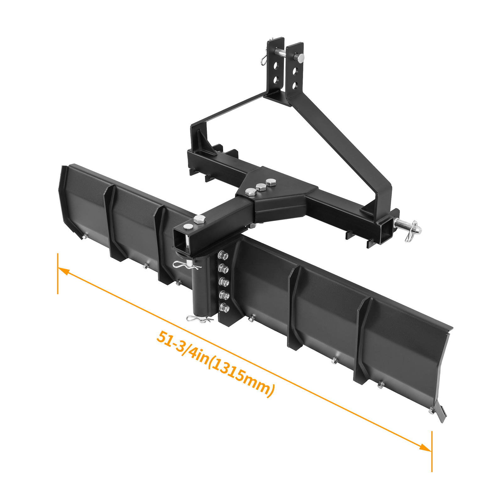 For Category 0 & 1 Tractors 3 Point Rear Grading Blade Scrape Blade Steel 52"