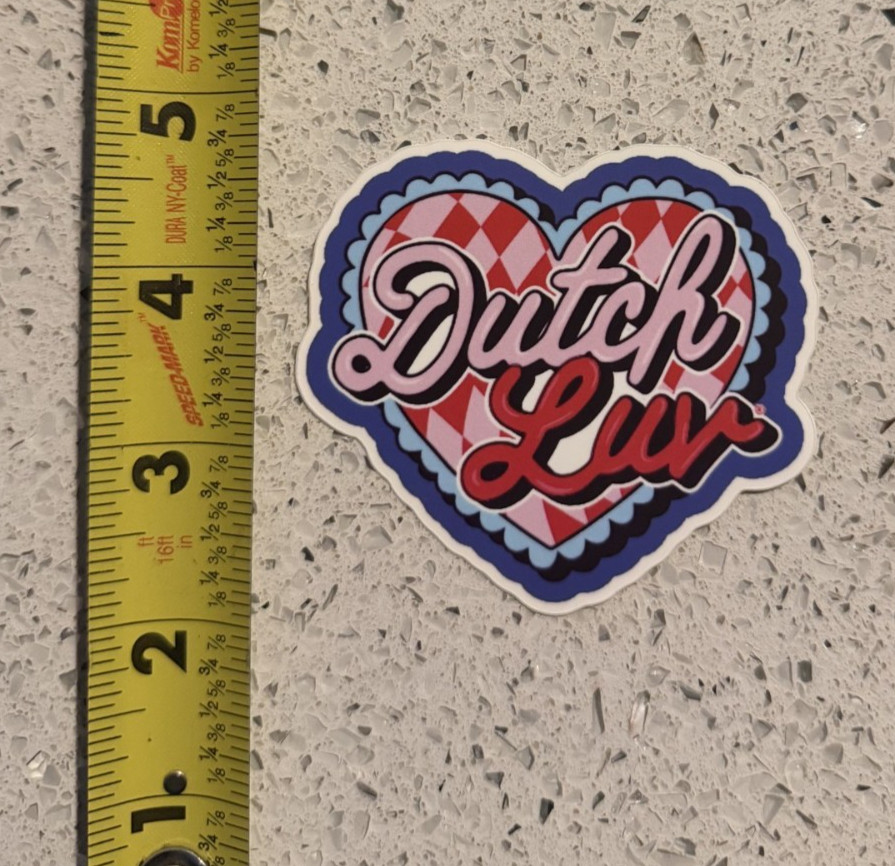 Dutch Bro app sticker "Dutch Luv" earned on Day of Giving 2/13/26