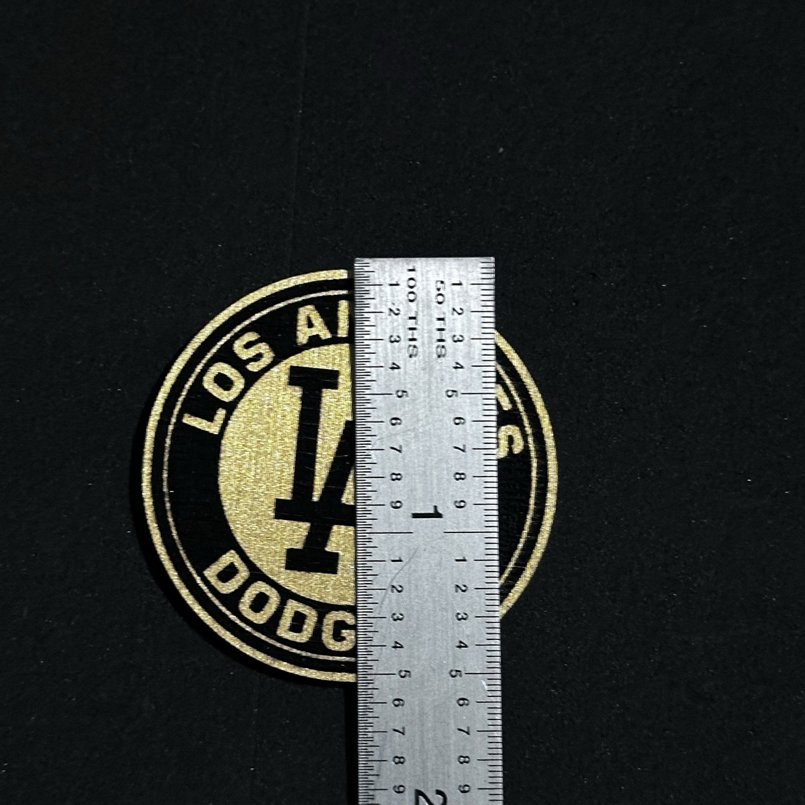 MLB LA Dodgers Iron On Patch laser engraving Patch 1.5”inches