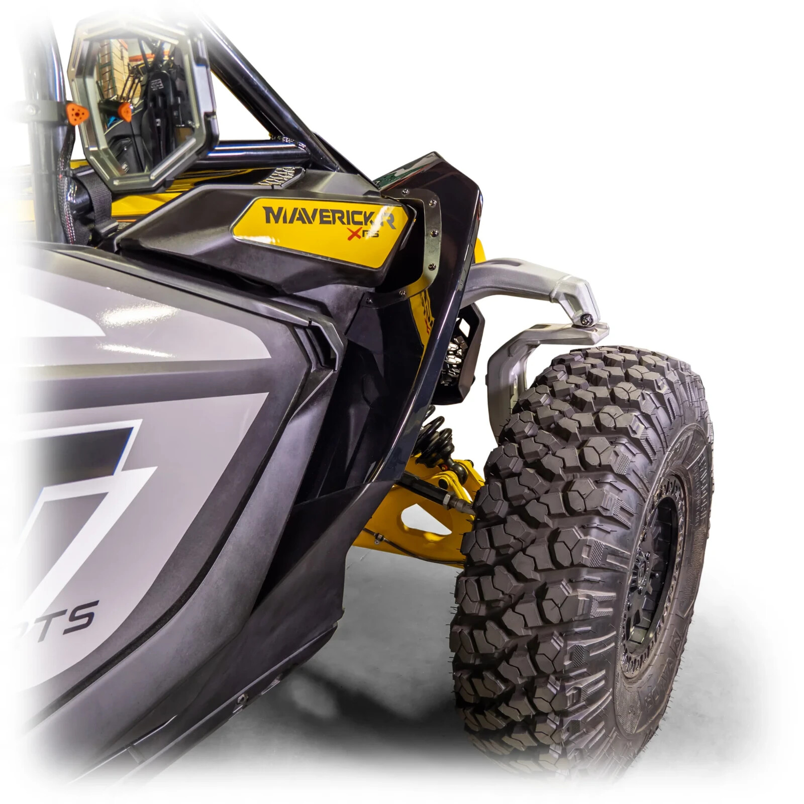 DRT CAN AM MAVERICK R X / XRS 24+ ABS Extended Front Fender Kit Flares