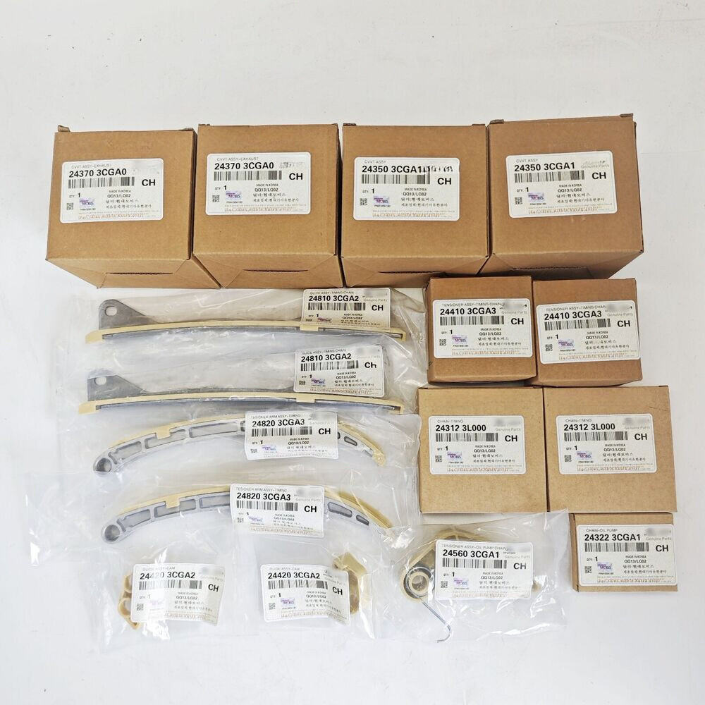 USA OEM Timing Chain Kit For Hyundai Genesis Azera Santa Fe Kia Sorento