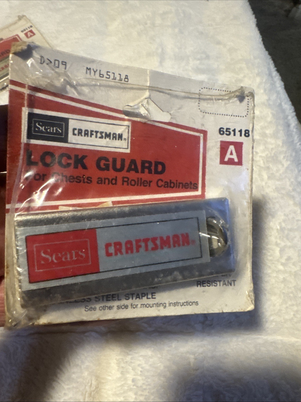 Sears Craftsman USA Nos Toolbox Chest Sealed 65118 A Lock Guard Roller Cabinet