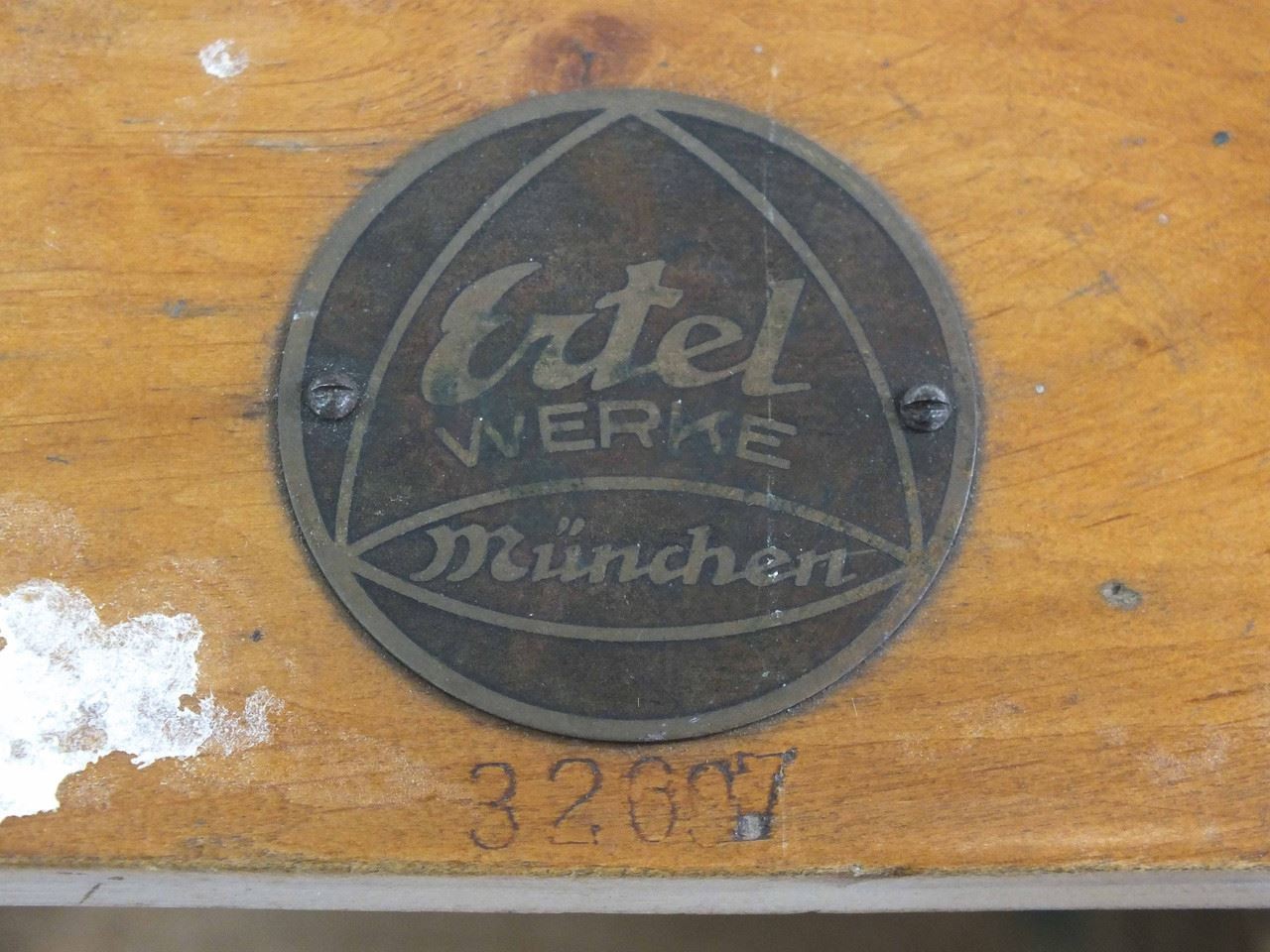 Ertel-Werke Double Circle Theodolite with Compass and Wooden Case 637
