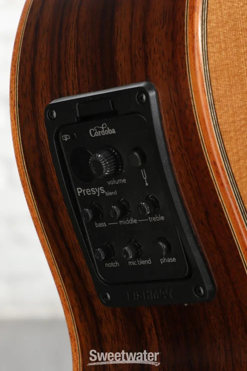 Cordoba Fusion Orchestra CE Nylon String Acoustic Guitar - Cedar