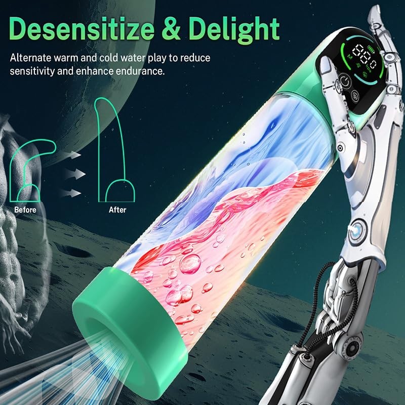 Vacuum Electric Penis Pump Digital rechargeable Male Men Penis Enlarger Growth