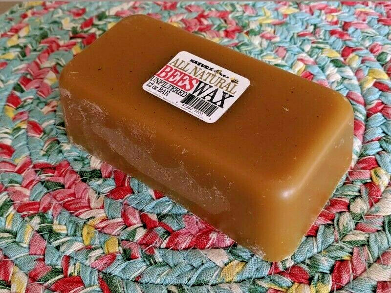 BEESWAX BLOCK 100% NATURAL UNFILTERED 0.75lbs or more