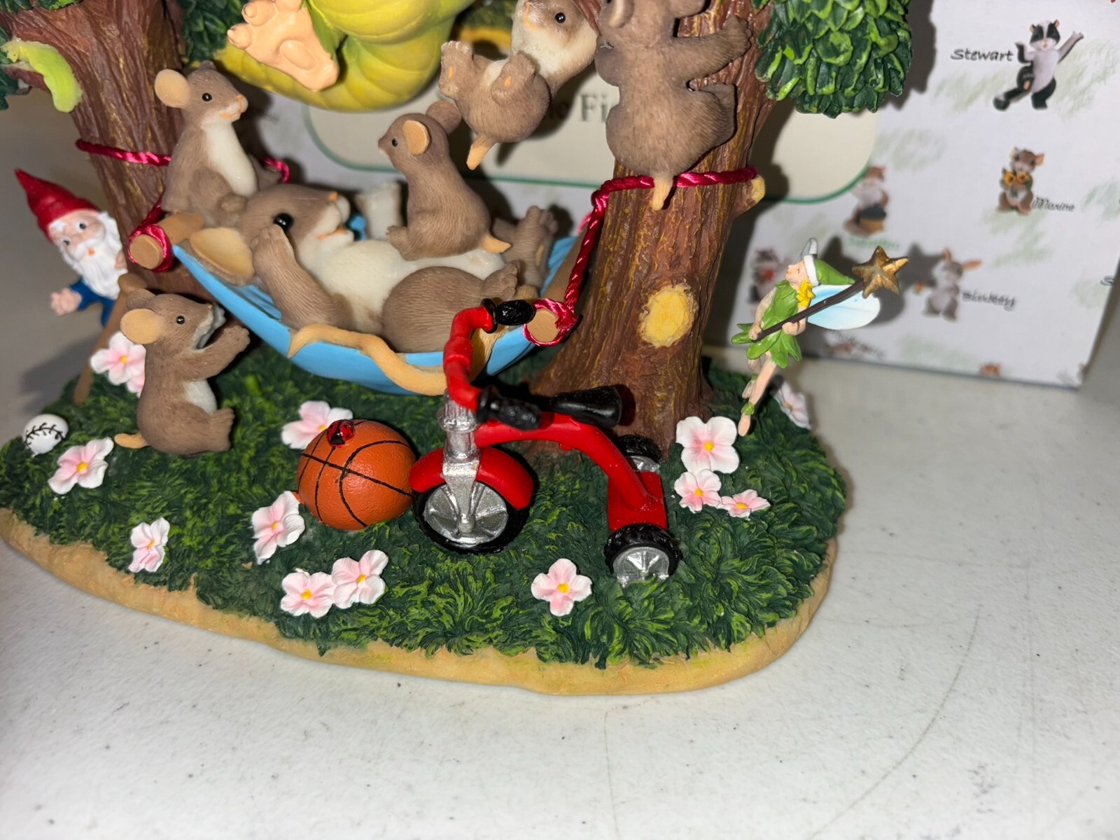 Charming Tails Storytime Figurine 98/598 Signed Dean Griff LE 300 NEW 6" RARE