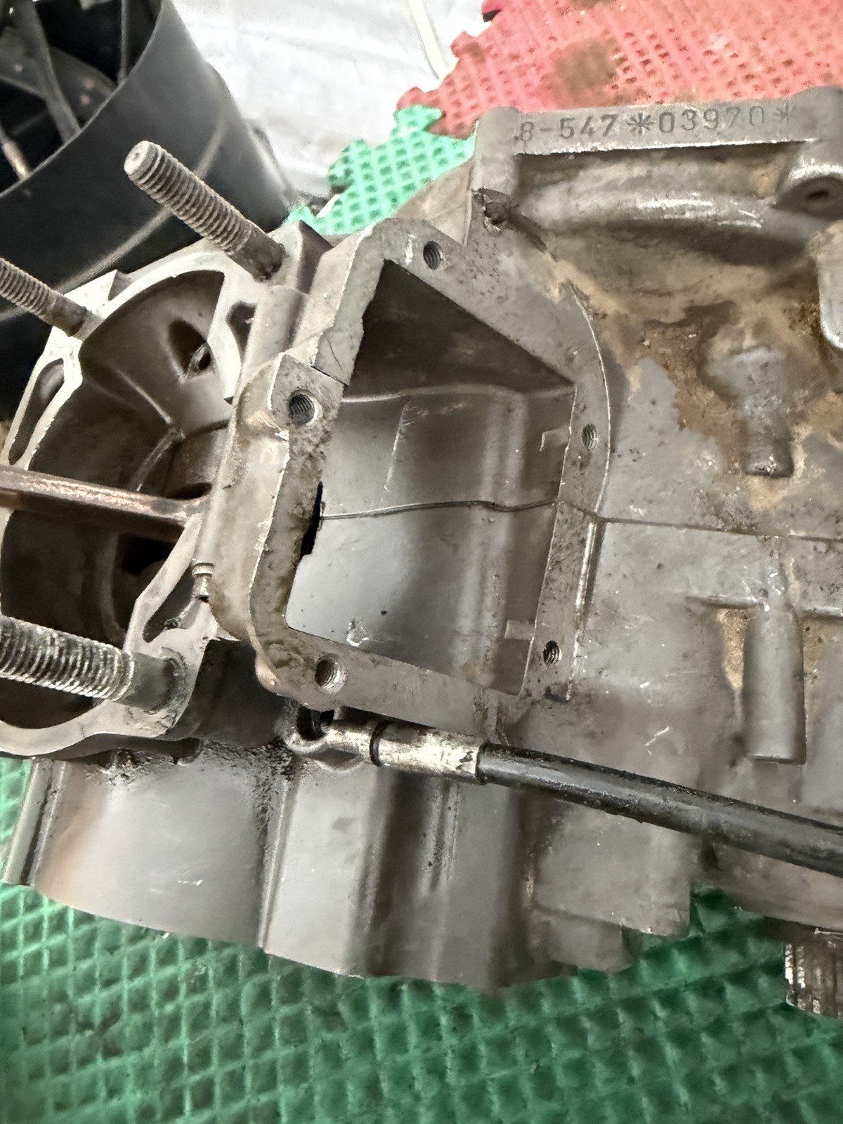 1999 07 KTM 125 250 SX 125SX Engine Crankcase Set Carter Block Half Bottom End