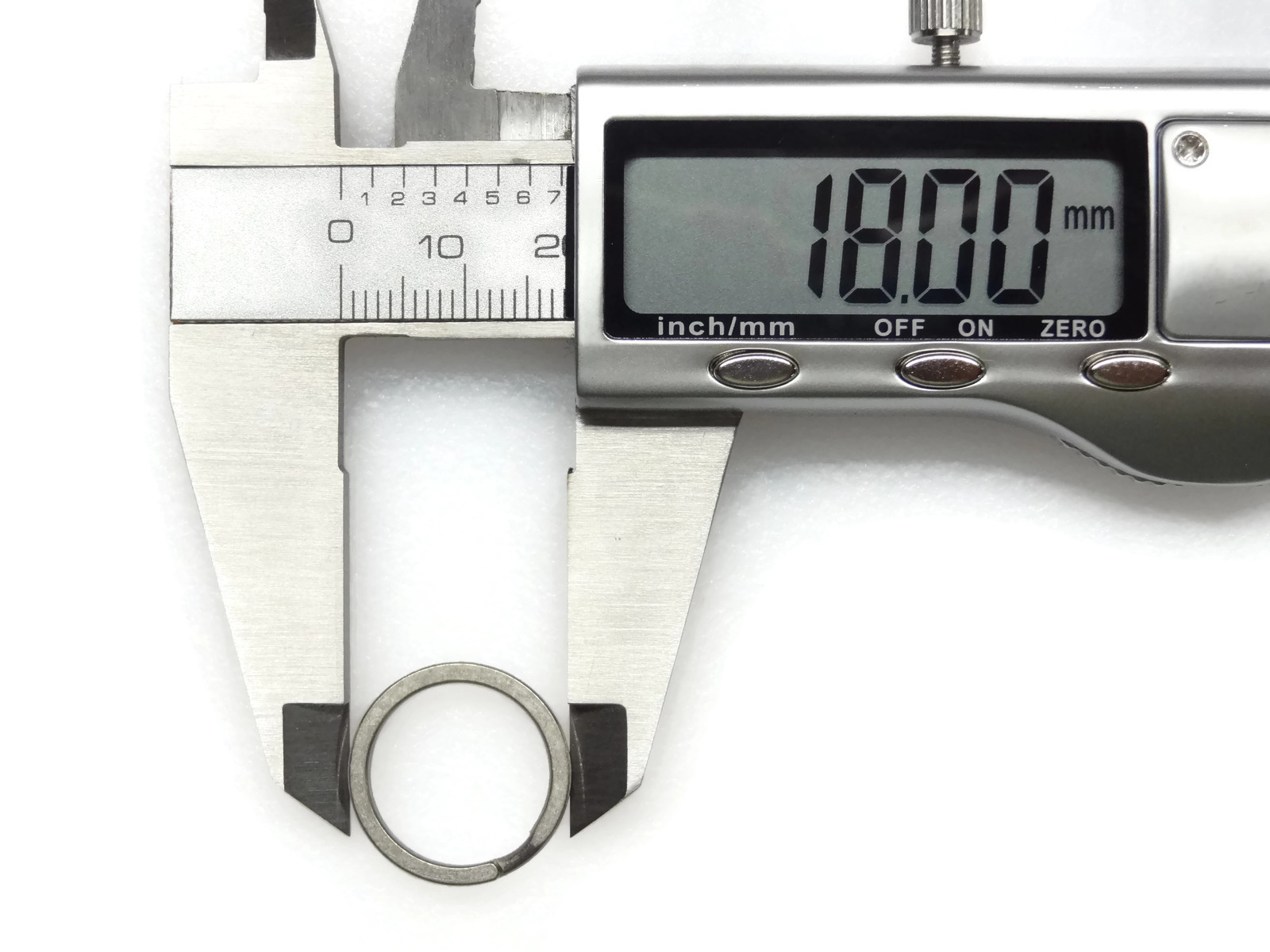 Titanium Key Ring 5 Pack 18mm / 3/4" Ti Split Ring EDC Matte Finish USA SELLER