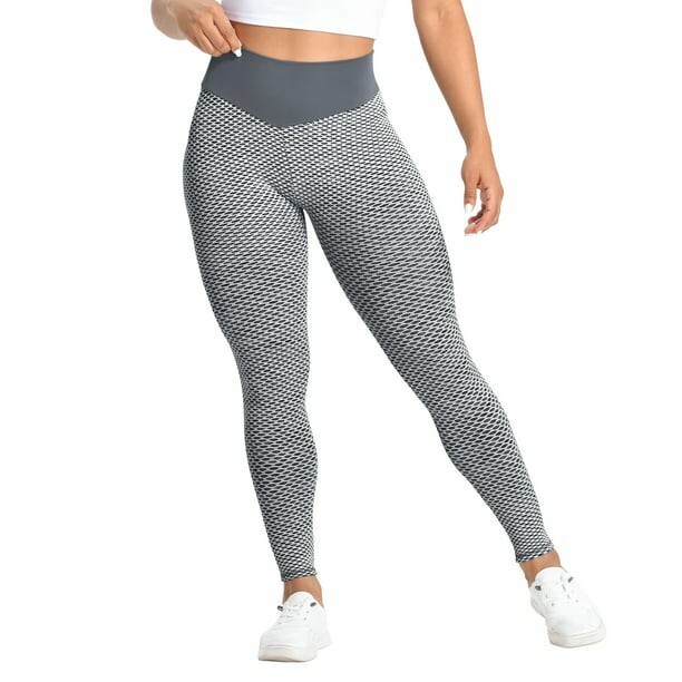 Women's Tik Tok Texture High Waist Butt Lifting Yoga Leggings